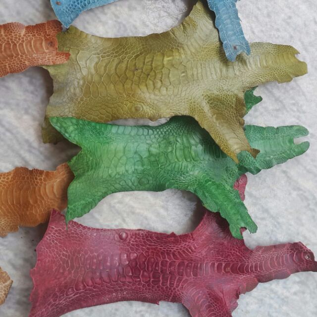 Da chân gà làm dây đồng hồ