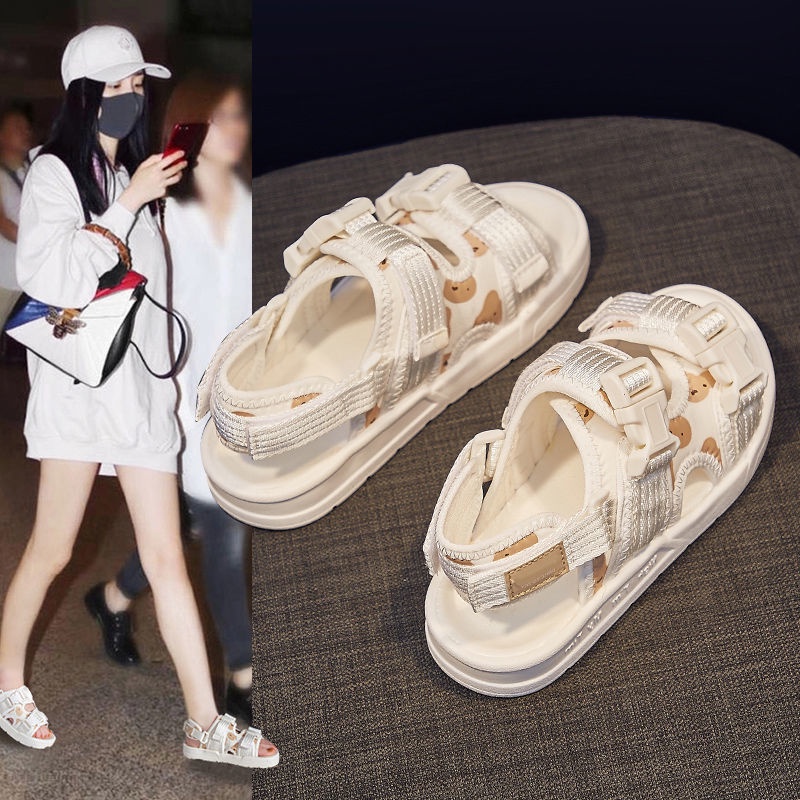 Giày Sandal Thể Thao Đế Mềm Thời Trang Mùa Hè 2022 Cho Nữ