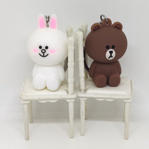 Móc khóa thỏ Cony ✅ FREESHIP  Có video thật  Móc khóa thỏ Cony cao 5cm ✓Hàng mẫu 2 - Phát Huy Hoàng