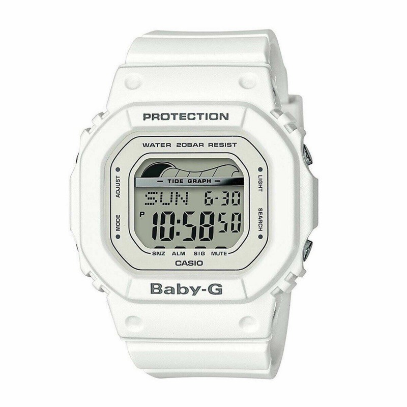 Đồng hồ điện tử nữ Casio Baby G BLX 560 7D trắng