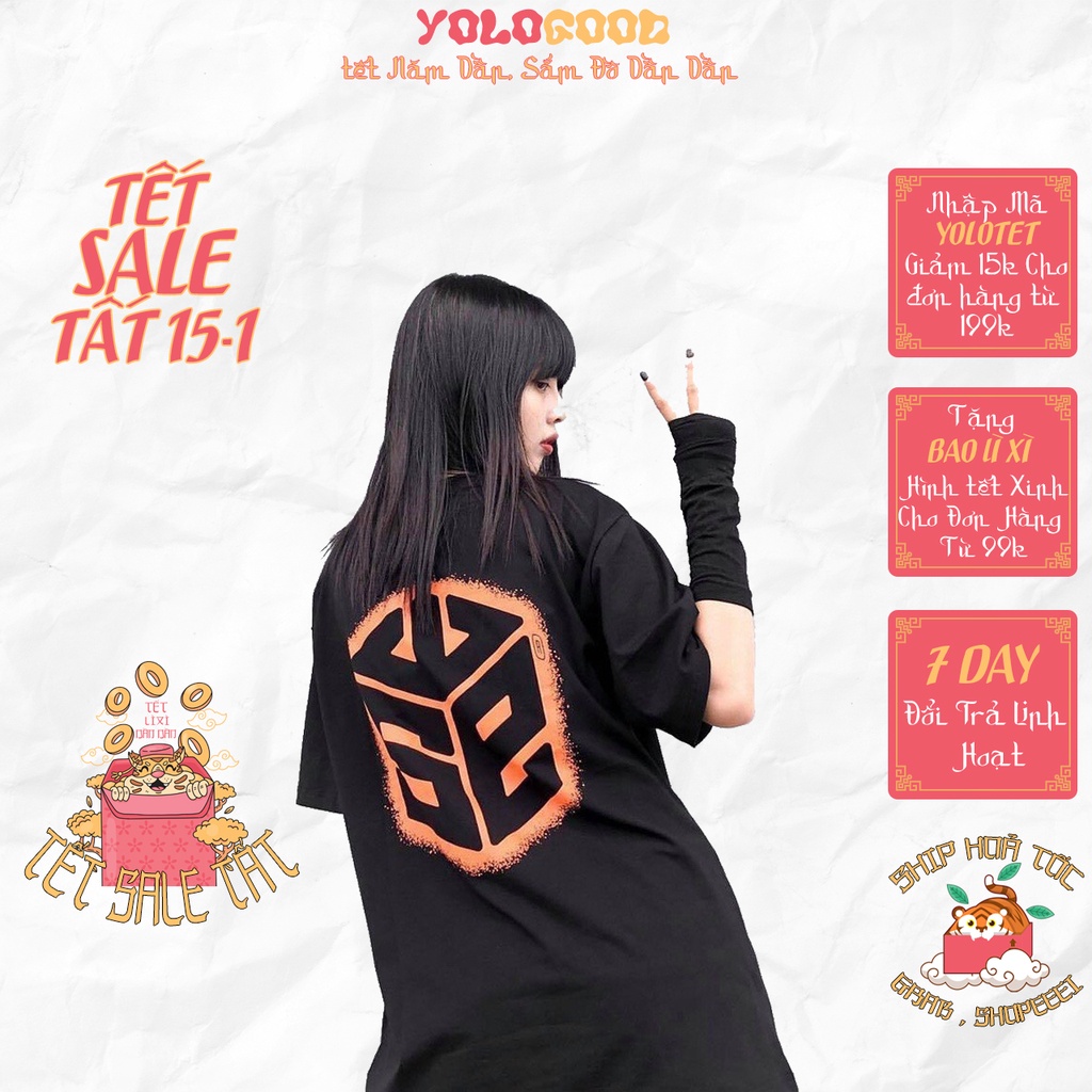Áo thun tay lỡ  LOGO SWE   phông Unisex nam nữ tee oversize form rộng pull Ulzzang Streetwear Hàn Quốc vải mềm