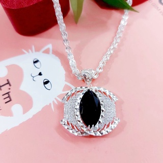 Mặt dây chuyền bạc đính đá cao cấp 💎ảnh thật