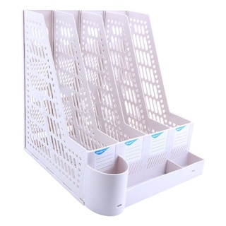 File tài liệu, giá tài liệu 4 ngăn kèm ống bút Guangbo WJK 9267