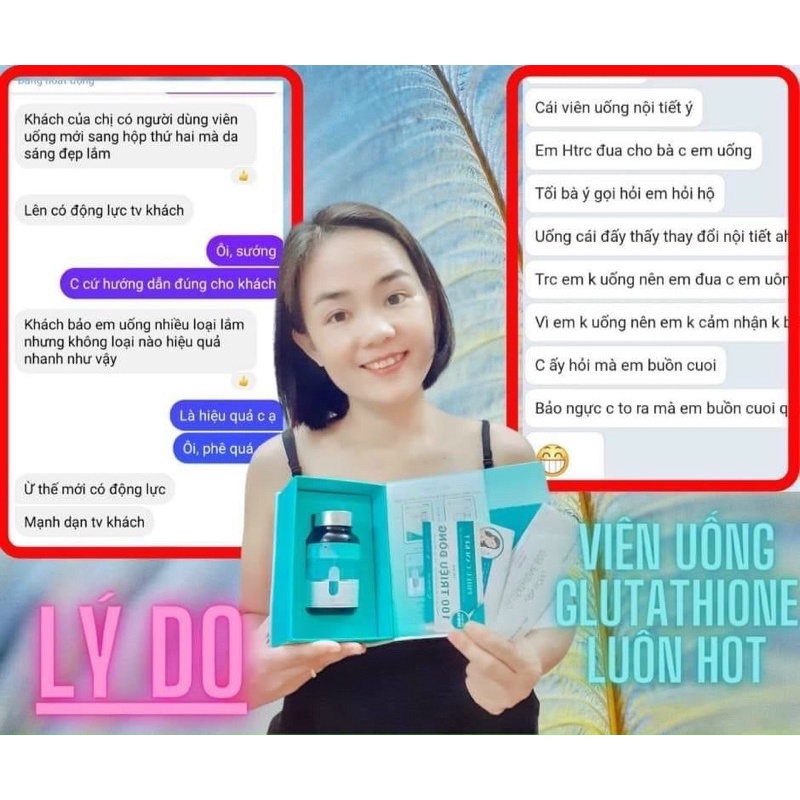 Viên Uống Trắng Da Mờ Nám GLUTATHIONE 600 ĐR LACIR