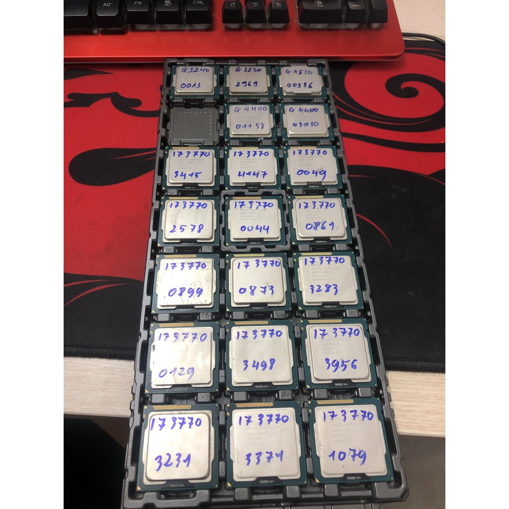 Chíp i7 3770 Cpu i7 3770 socket 1155 dùng cho main h61 b75....