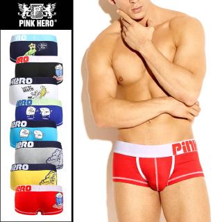Quần Lót Boxer Màu Hồng Cho Nam