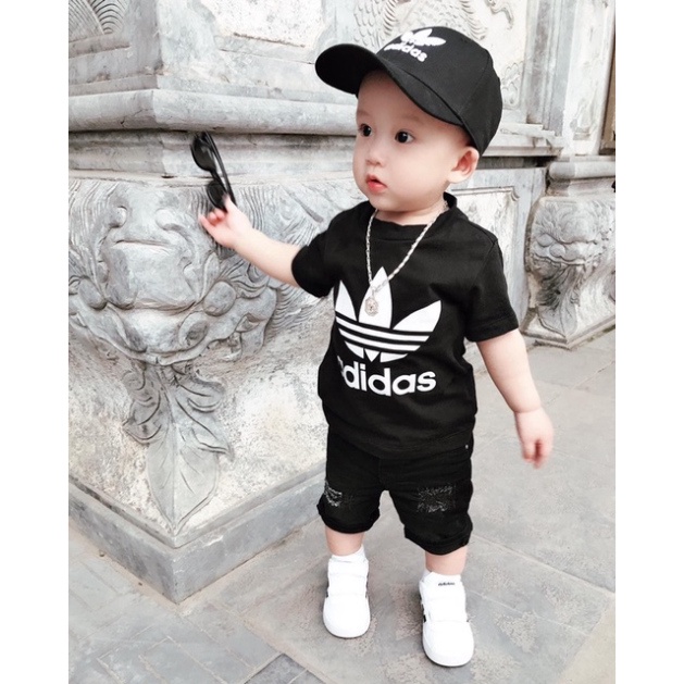 Mũ lưỡi trai Adidas thêu nổi siêu nhẹ cho bé yêu