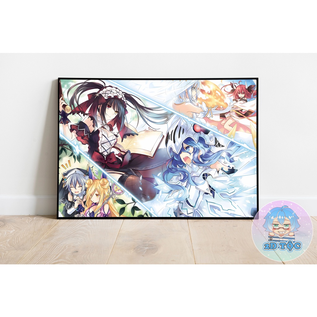 TRANH POSTER A3 TOKISAKI KURUMI (17) ANIME MANGA DATE A LIVE CHẤT LIỆU GIẤY CAO CẤP - 2D TỘC SHOP