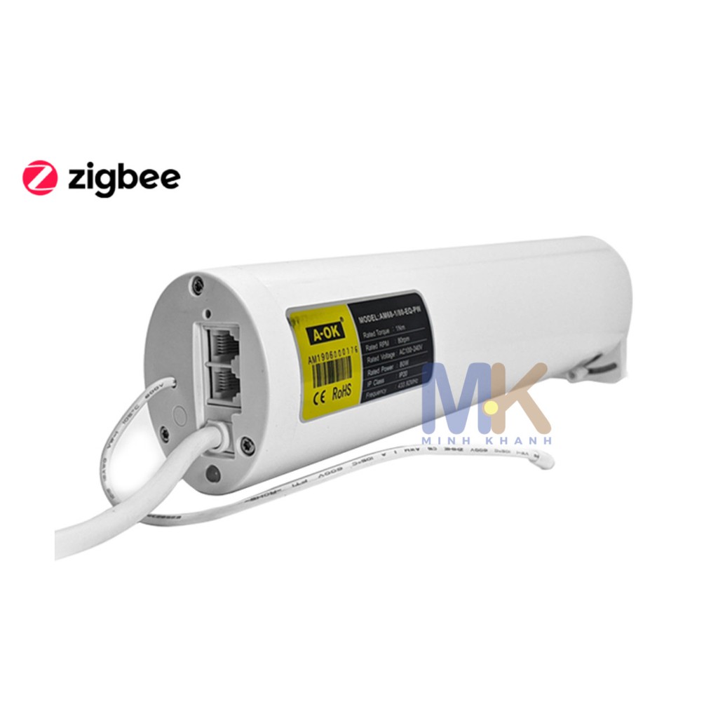 Motor Rèm Tự Động AOK Zigbee,Wifi App Tuya Smart life