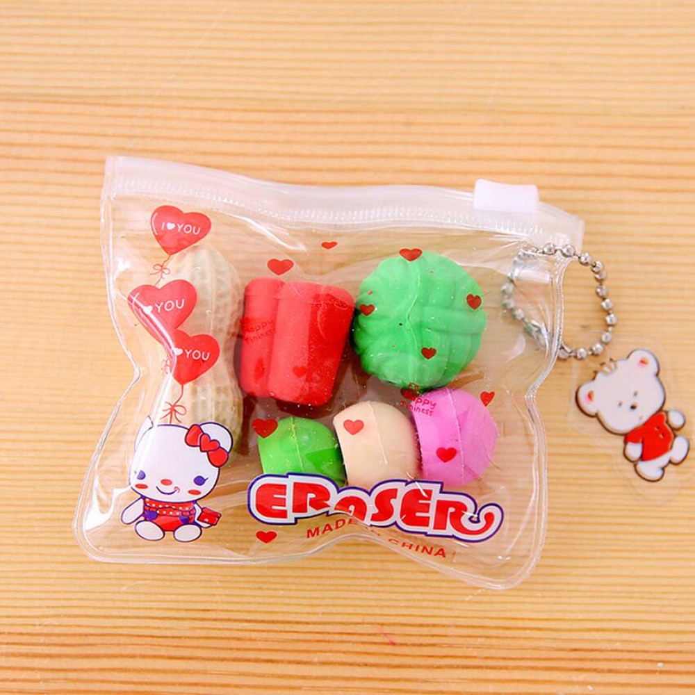 Gôm Tẩy Hình Rau Củ Quả / Động Vật Đáng Yêu Cho Học Sinh