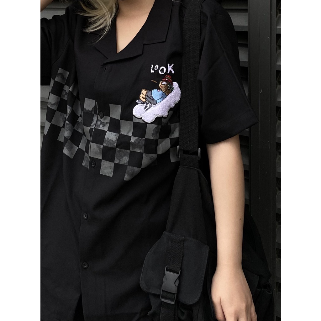 Áo Sơ mi TSUN 1M Shirt - Đen - Unisex | BigBuy360 - bigbuy360.vn