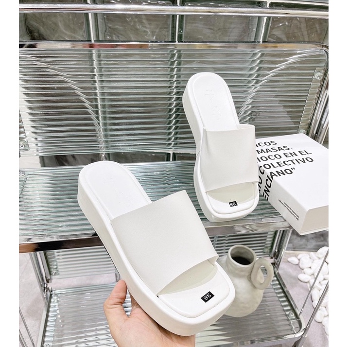 DÉP QUAI NGANG DA CAMEL ĐẾ CAO 4CM SIÊU HOTTREND