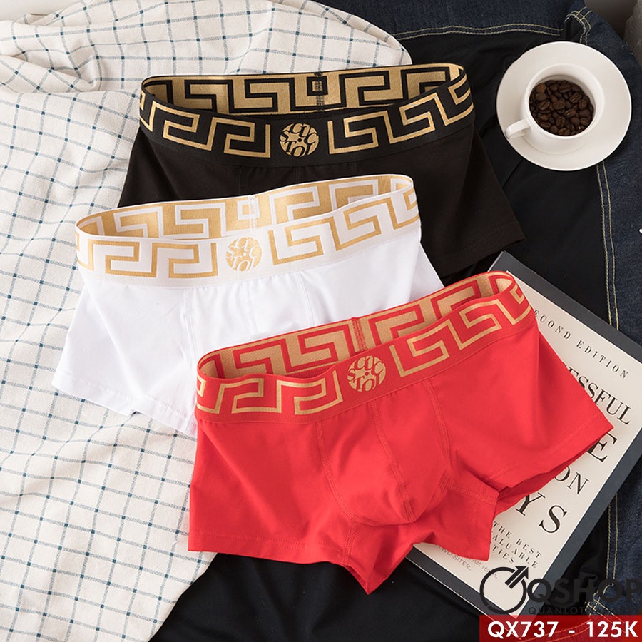 Quần lót boxer nam thun cotton cao cấp QSHOP QX737