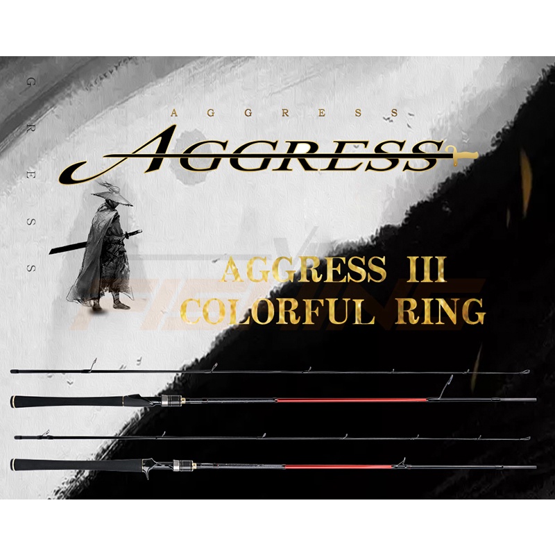 Cần Câu Lure Crony Aggress III - Hàng Chính Hãng - Cần Câu Máy Ngang
