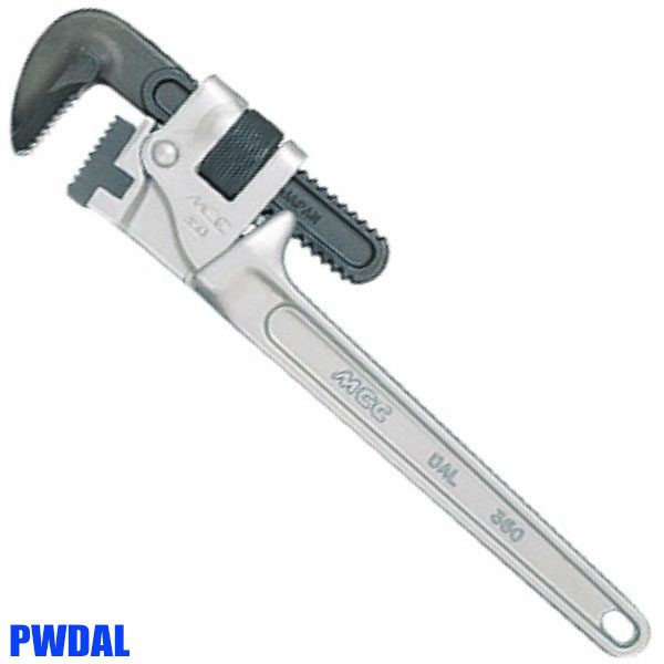 PWDAL30 Mỏ lết răng dài 300mm, độ mở ngàm Ø49mm, loại Heavy Duty, cán nhôm., MCC