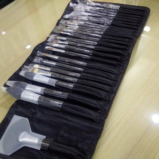 BỘ CỌ CLIO 26 CÂY LÔNG CHỒN ĐEN, BẠC