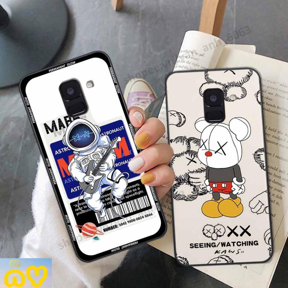 Ốp lưng Samsung A6 2018 / A6 Plus / A6+ in hình be@r brick mars thời trang, Ốp lưng điện thoại viền dẻo siêu chất Như Ý