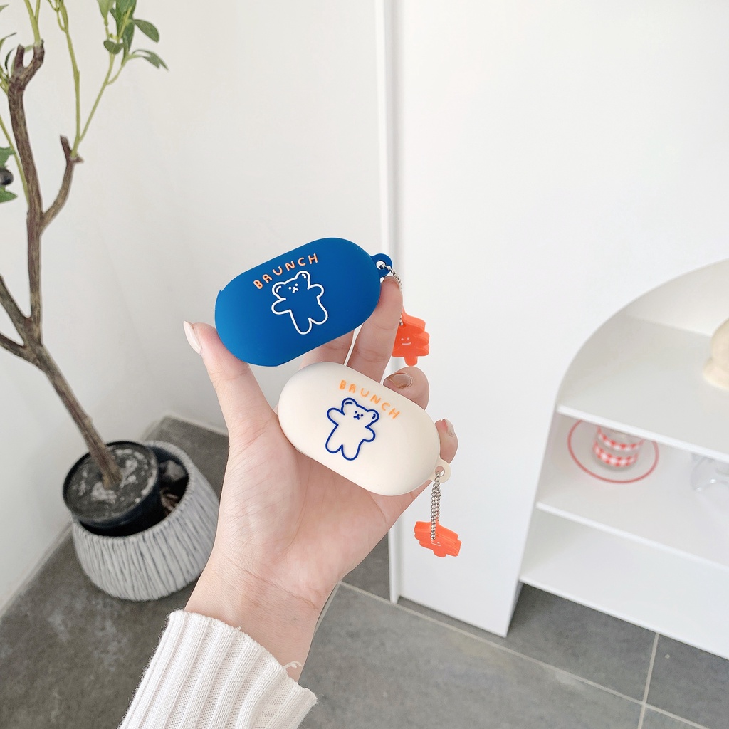 Vỏ bảo vệ hộp sạc tai nghe từ silicon cho Samsung Galaxy Buds Plus / Galaxy Buds / Buds