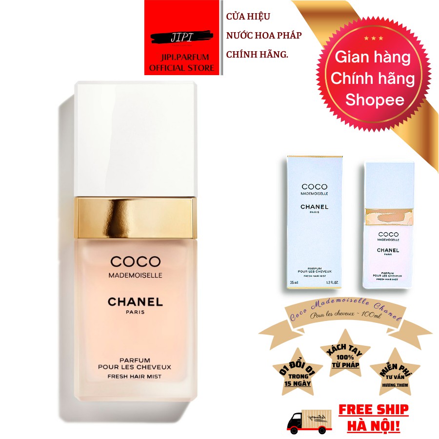 Nước hoa dành cho tóc nữ COCO MADEMOISELLE CHANEL  - PARFUM POUR LES CHEVEUX - FRESH HAIR MIST - Dạng xịt 35ml.