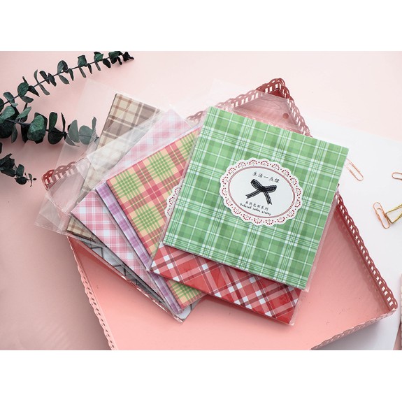 Bộ giấy nền (12 tờ) trang trí scrapbook, sổ tay planner,...[059]