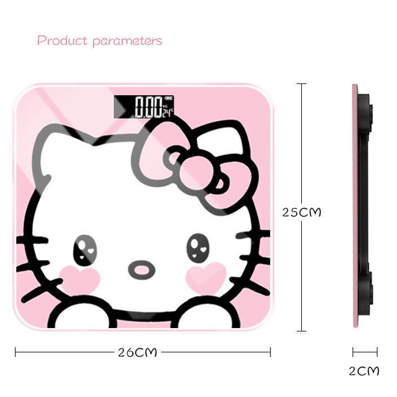Cân điện tử sức khoẻ hình Hello Kitty