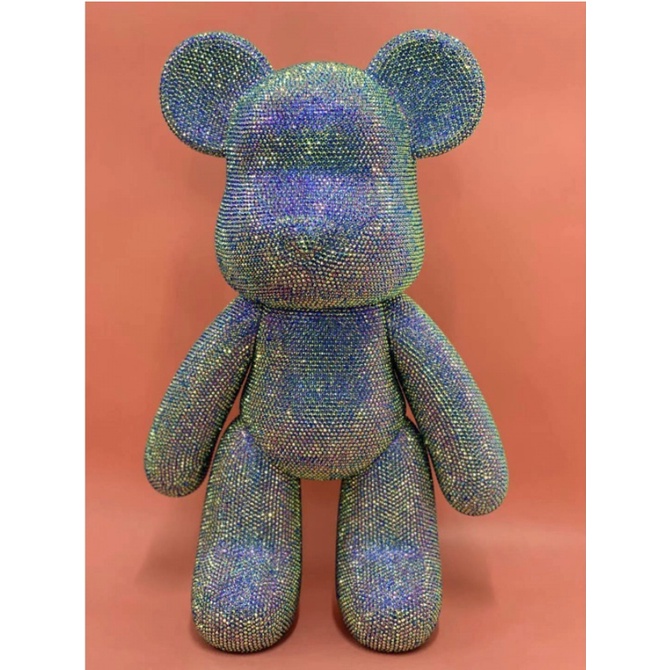 Ưu đãi đặc biệt - size 23cm - Gấu đính đá Bearbrick handmade cao cấp cho mọi lứa tuổi