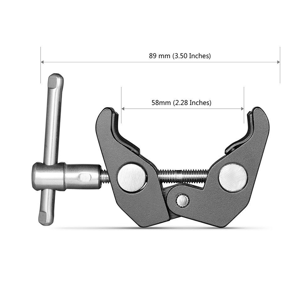 Kẹp siêu nhỏ SmallRig Super Clamp with 14 and 38 Thread  2058