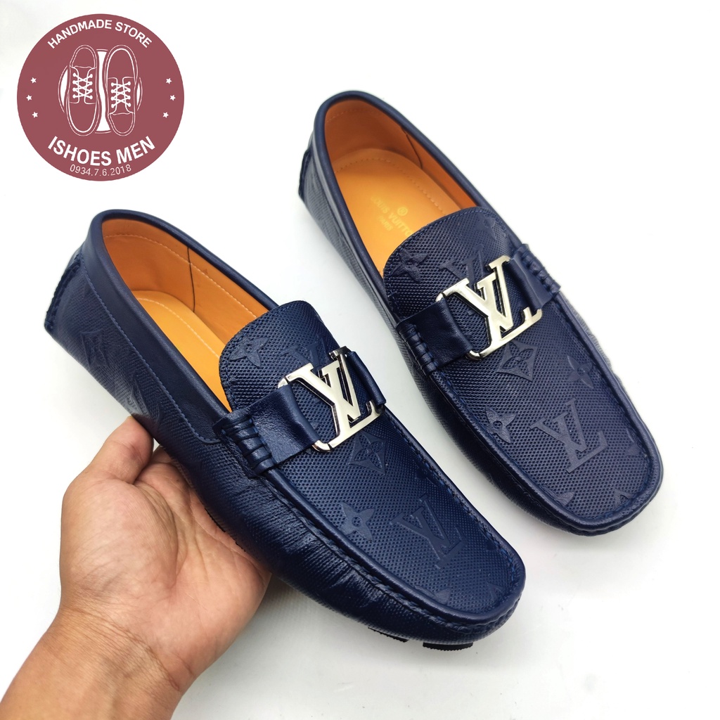 Giày Lười Nam LV in hoa, karo siêu đẹp mẫu mới 2021- mã LV1102 | BigBuy360 - bigbuy360.vn