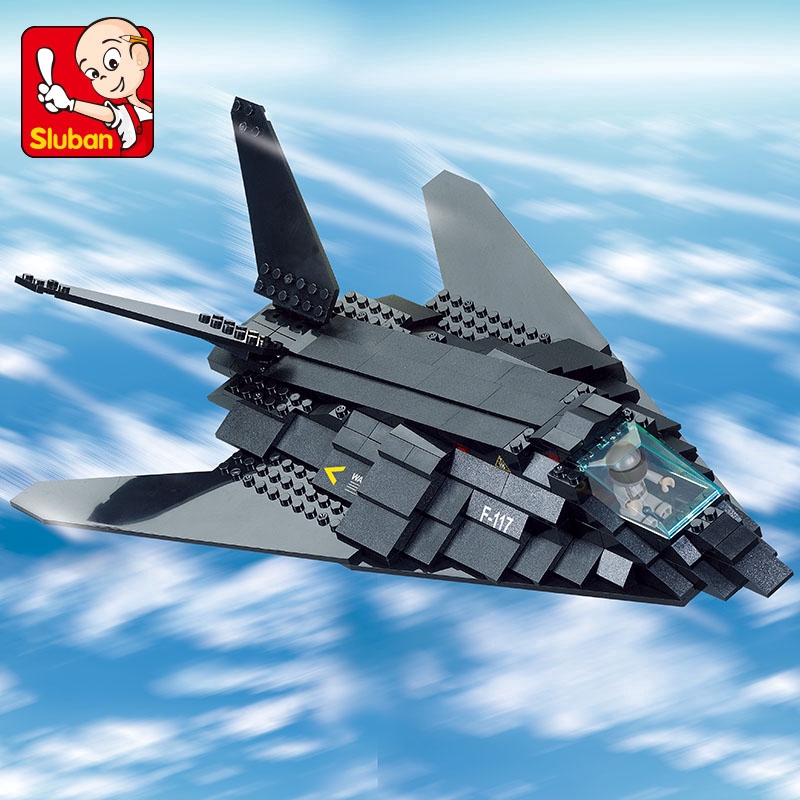 Bộ trò chơi lego lắp ráp mô hình máy bay quân đội sáng tạo cho bé