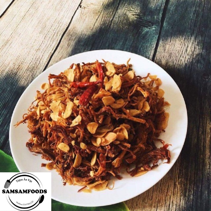 Heo khô cháy tỏi siêu ngon Tiệm Ăn Vặt Sam Sam | BigBuy360 - bigbuy360.vn