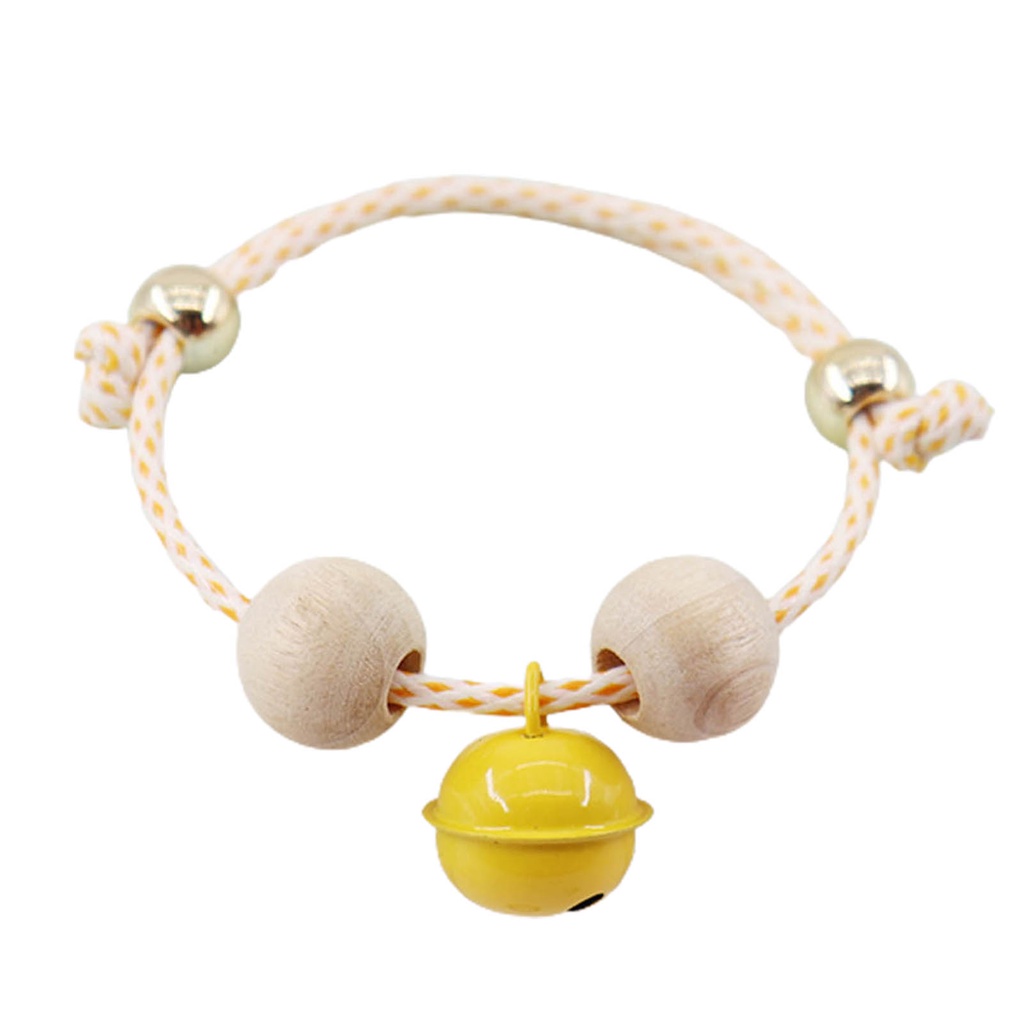 Vòng Cổ Chống Bọ Chét Cho Thú Cưng Họa Tiết Chấm Bi Có Chuông