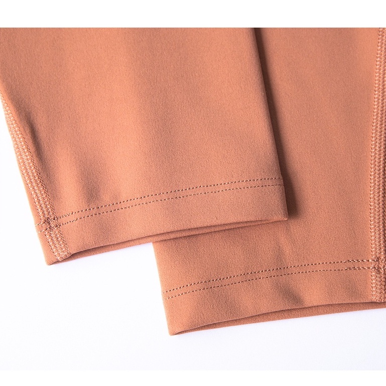 Quần legging HOPPE FUMENG dài có túi bên hông phong cách thể thao dành cho nữ