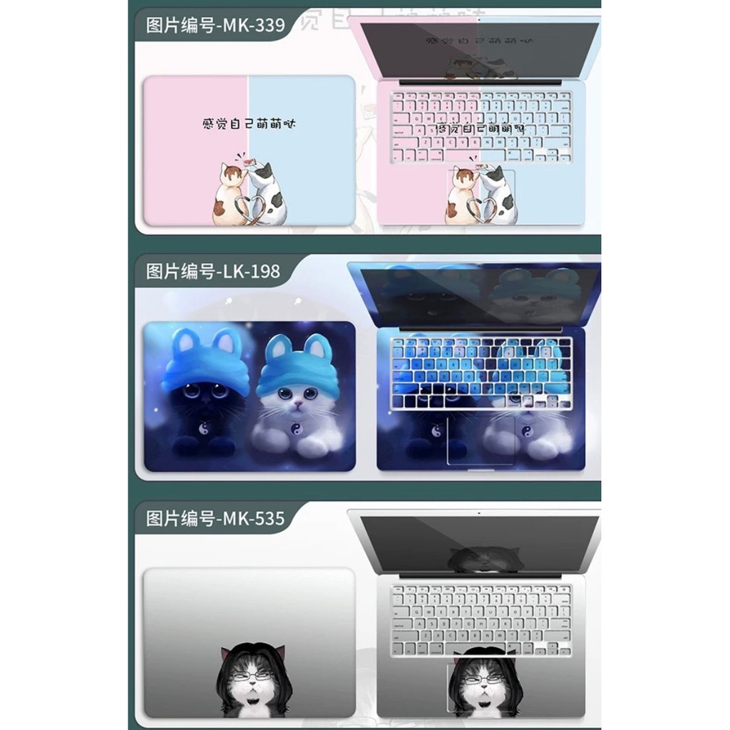 BỘ DECAL DÁN LAPTOP 3
