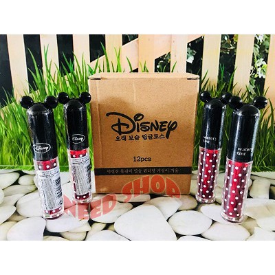 (hàng Mới Về) Son Tint The Face Shop Màu Đỏ In Hình Nhân Vật Disney 04