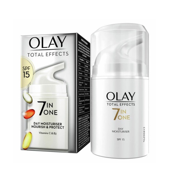 [MẪU MỚI] Kem Dưỡng Ban Ngày Chống Lại 7 Dấu Hiệu Lão Hóa Olay Total Effects 7 in 1 Day Moisturiser SPF 15 50ml