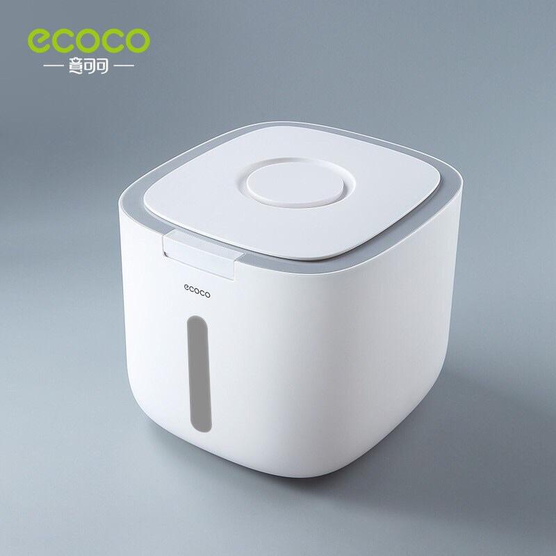 Thùng Đựng Gạo ECOCO thông minh cao cấp Loại 10KG - Chống Ẩm, Chống Mối Mọt