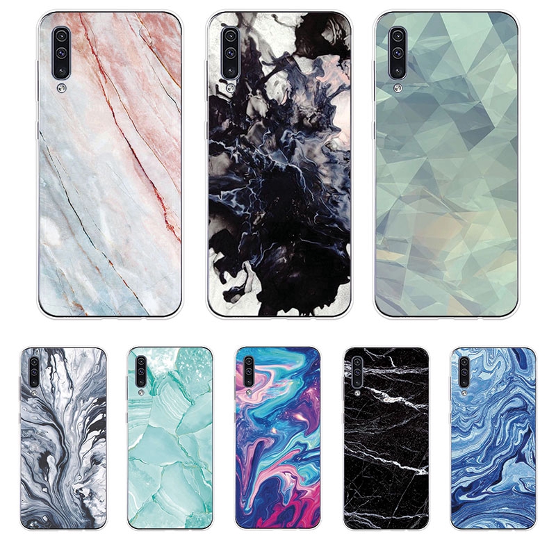 Ốp Lưng Samsung Galaxy A10 A20 A30 A40 A50 A70 A80 TPU mềm Case đá granit