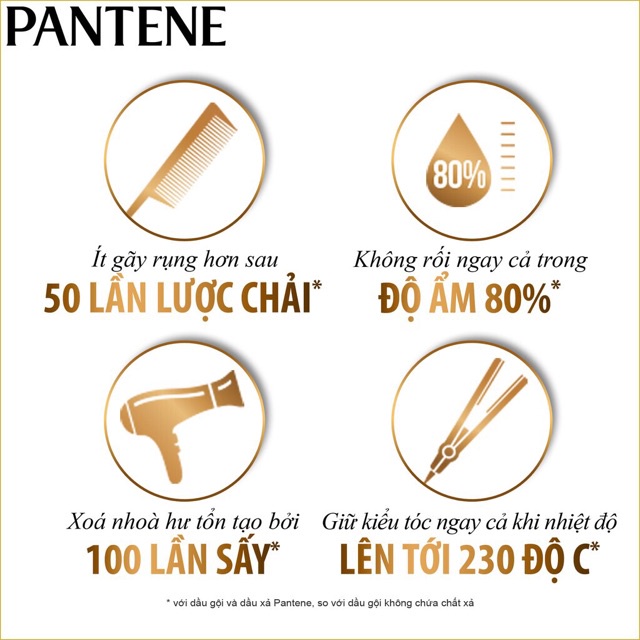 Dầu xả Pantene Mượt mà óng ả 650ml