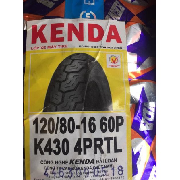 Lốp không xăm SH 125/150 chính hãng kenda, phụ tùng xe ga , vỏ xe honda