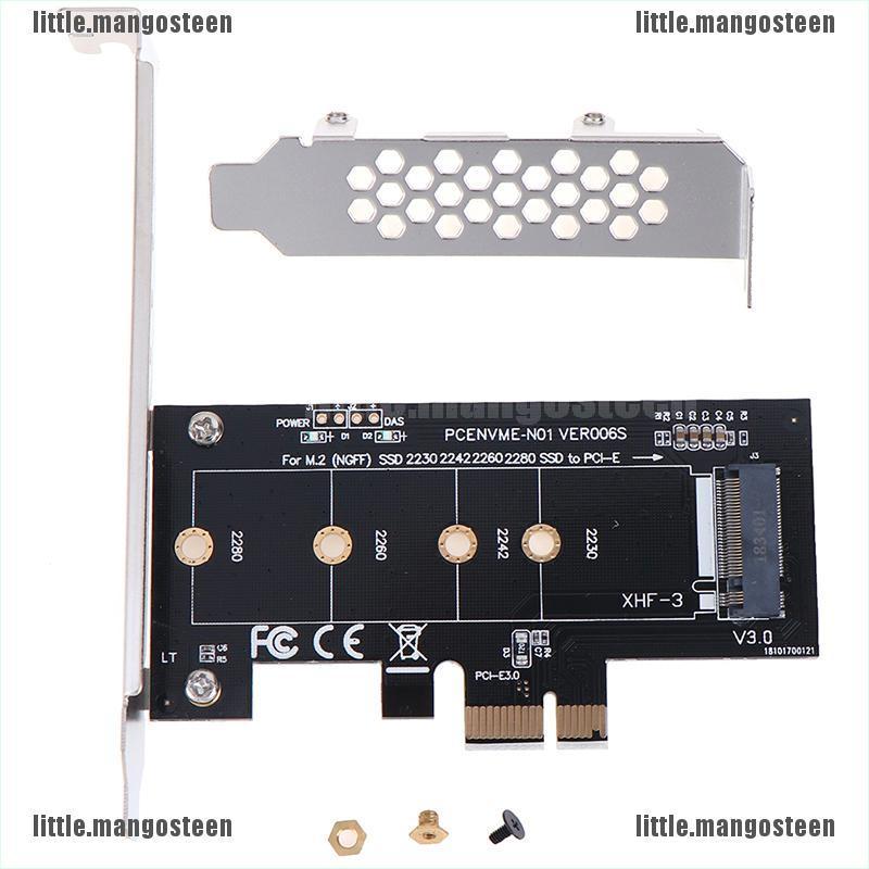 Bộ Chuyển Đổi Pcie Sang M2 Pci Express 3.0 X1 Sang Nvme Ssd Hỗ Trợ Thẻ 2230 2242