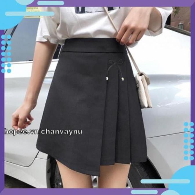 [RẺ VÔ ĐỊCH  Quần giả váy xếp li nơ VXN MT636 SHOP VÁY HỌC SINH . , ⚡ ་  ༷