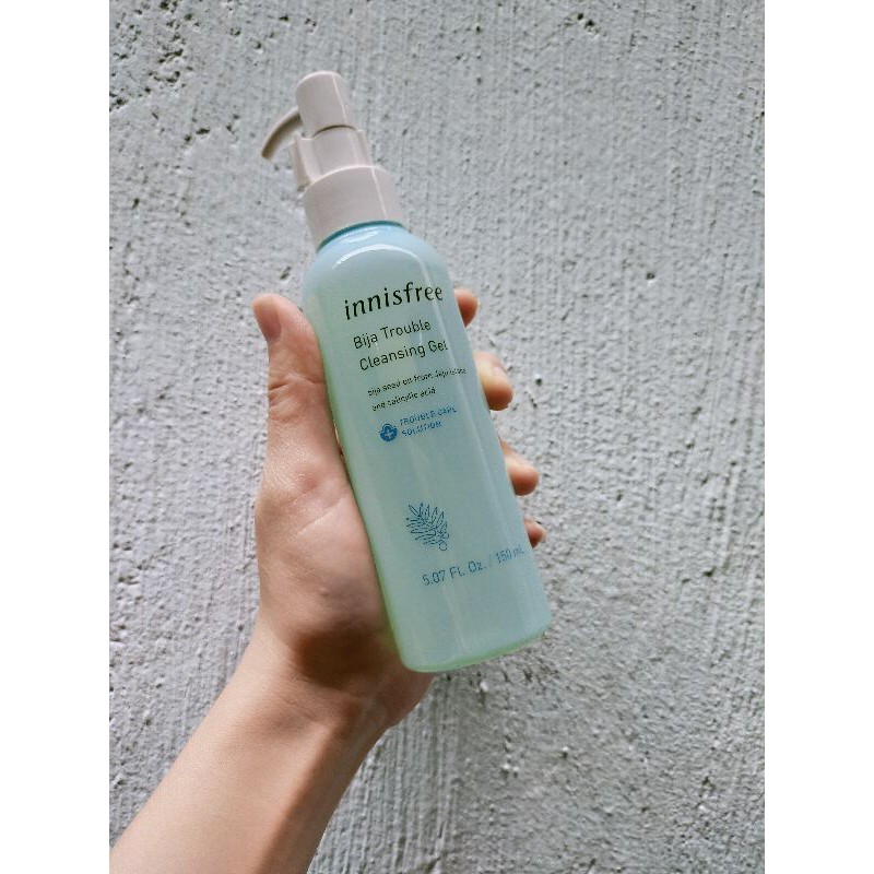 Gel tẩy trang dành cho da mụn innisfree Bija Trouble Cleansing Gel 150ml