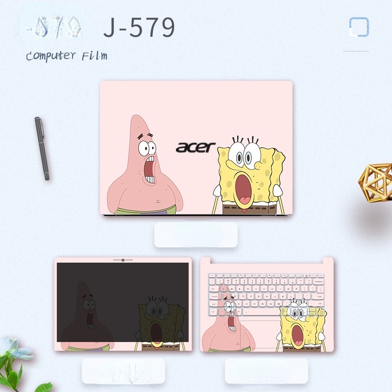 Miếng Dán Ba Mặt Bảo Vệ Cho Laptop Acer Aspire 7 A715-41G 71G 72G 74G 15 inch Ốp