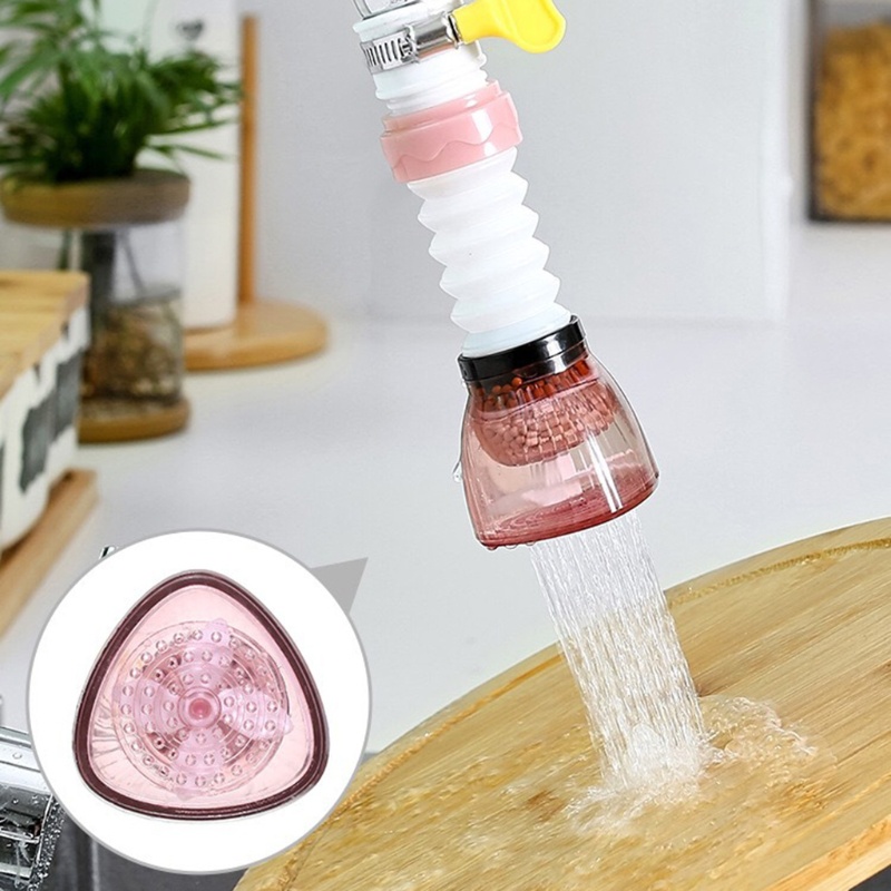 Đầu lọc gắn vòi nước trong suốt chống bắn nước cho nhà bếp