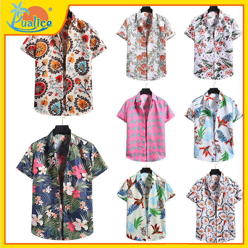 Áo Sơ Mi Tay Ngắn In Họa Tiết Thời Trang Cho Nam