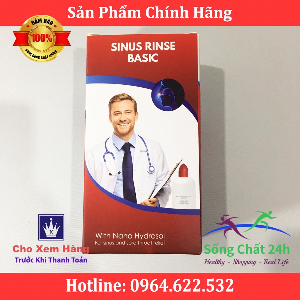 Bình Rửa Mũi Sinus Rine Basic Tốt Nhất - Sống Chất 24h