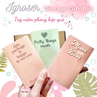 ⚡ Nhãn dán trang trí hộp Thankyou - IY56