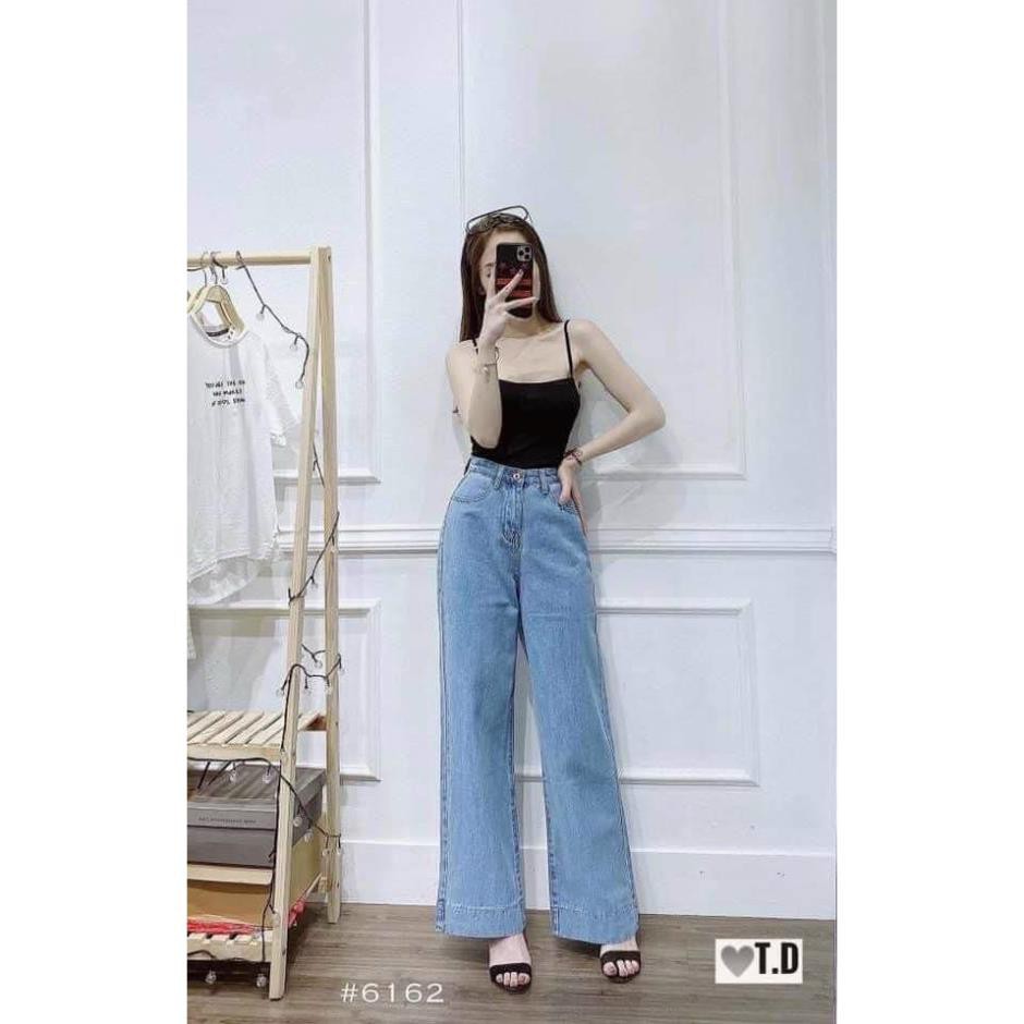 Quần Suông Jeans Ông Rộng Đủ 3 Màu - Quần Jean Suông Ống Rộng Cao Cấp
