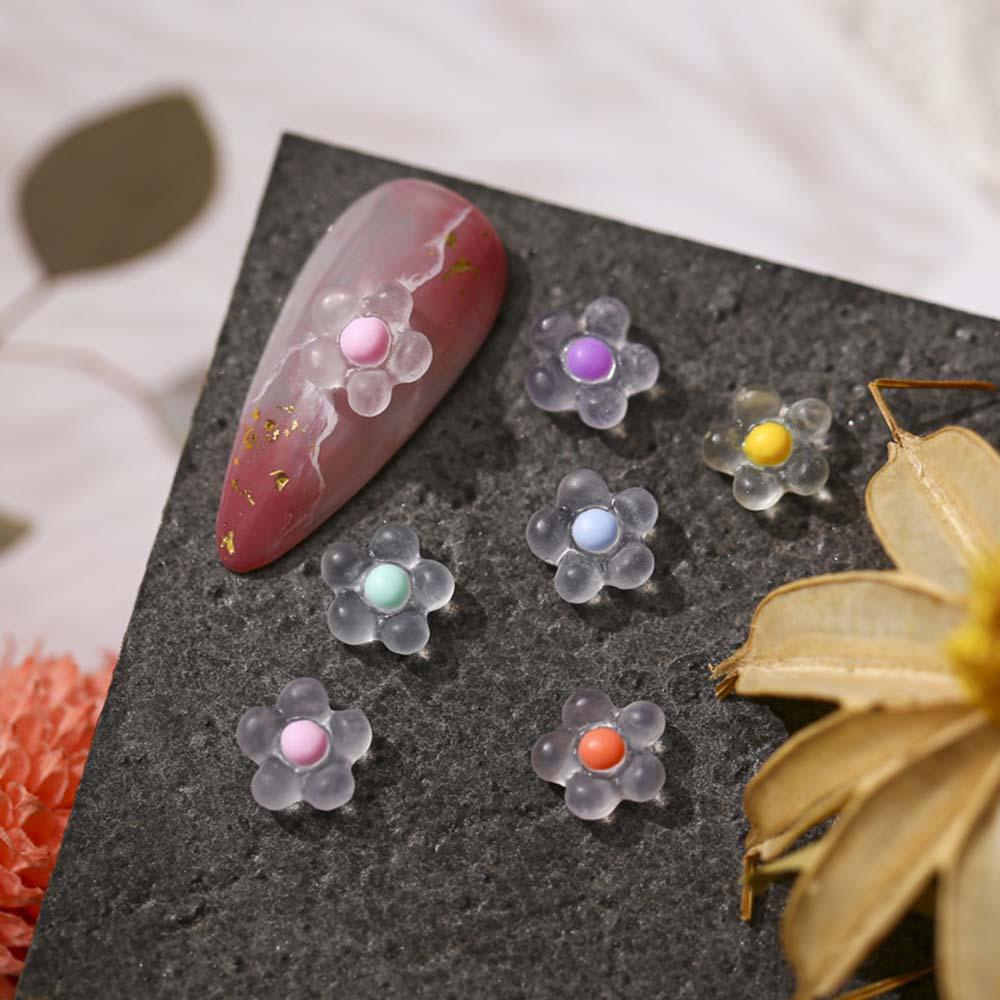 Phụ Kiện Trang Trí Móng Nghệ Thuật Hình Hoa Xinh Xắn