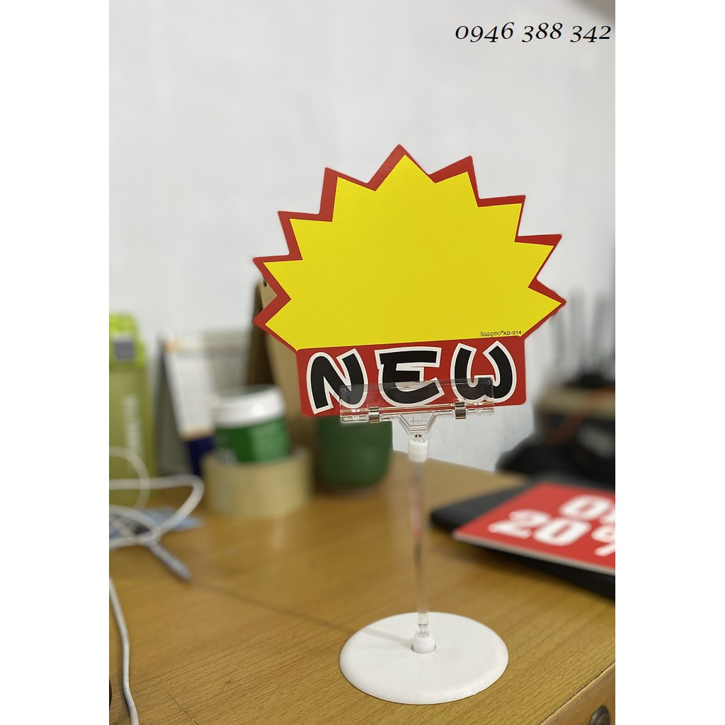 Chân kẹp để bàn, kẹp sale, kẹp wobbler để bàn W- 4015